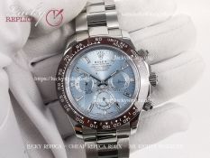 Rolex Daytona 116506 Glacier Blue Baguette Dial Diamond
