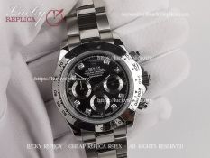 Rolex Daytona 116509 Black Dial Diamond